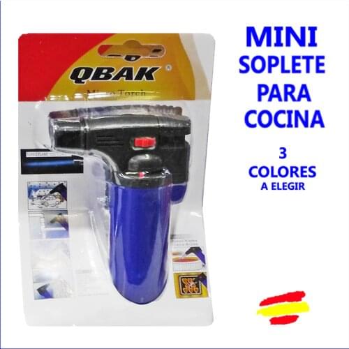 MINI Blowtorch gas for cooking pastry FLAMBEAR rechargeable QBAK 3 colors