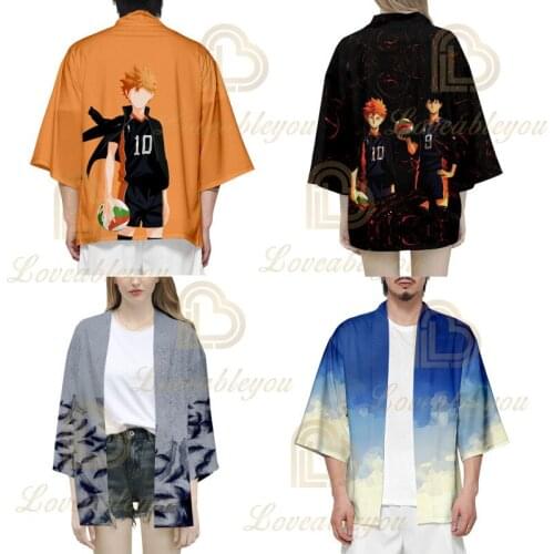 3D Printing Japanese Anime Kimono Cosplay Women/Men Fashion Summer Casual Cool Short Sleeve Streetwear
