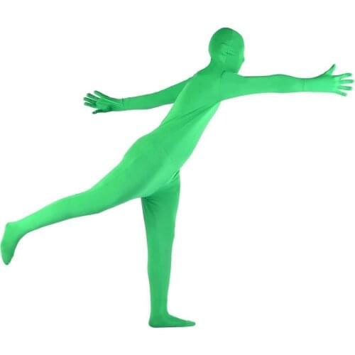 Skin Suit Photo Stretchy Body Green Screen Suit Video Accessory Photography Chroma Comfortable Effect Suit Tight Invisible C5H4