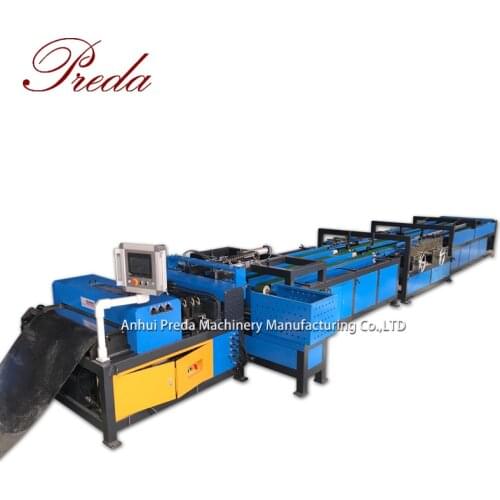 Air conditioner Auto pipe duct production machine line 5 HVAC rectangular making machine line V