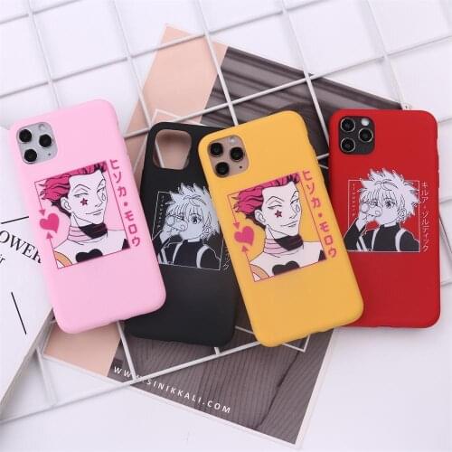 Cool Anime Boy For iPhone 1112 Pro Max X XS XR Max 7 8 7Plus 8Plus 6S SE Soft Silicone Candy Case Fundas