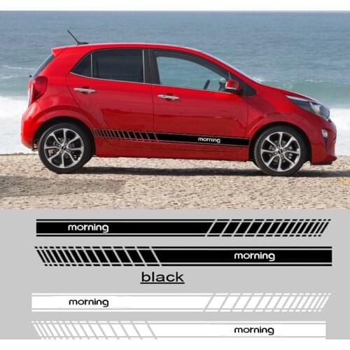 2pcs Decal Sticker car body sticker for kia morning
