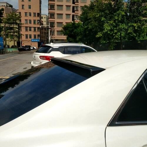 New design style rear window roof rear wing spoiler for Toyota Crown Spoiler black white or primer paint color by high quality