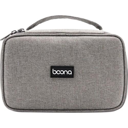 BOONA Portable Travel Multifunctional Storage Bag for Hard Disk Case, Power Bank, Power Adapter, Earphone Cable, USB Data Cable