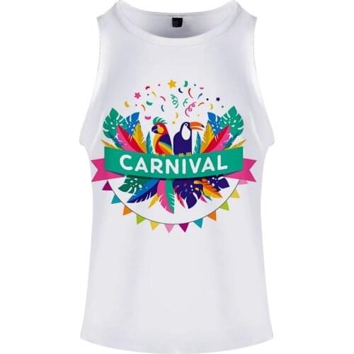 Sport Tank Tops Tanktops Sleeveless Shirts Running Brazil Independence Day Workout Fitness Slim Compression