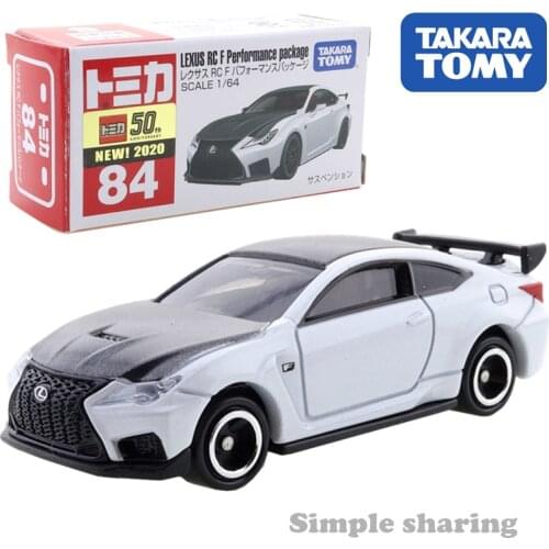 Takara Tomy Tomica No.84 Lexus RC F Performance Package 1/64 Car Hot Pop Kids Toys Motor Vehicle Diecast Metal Model