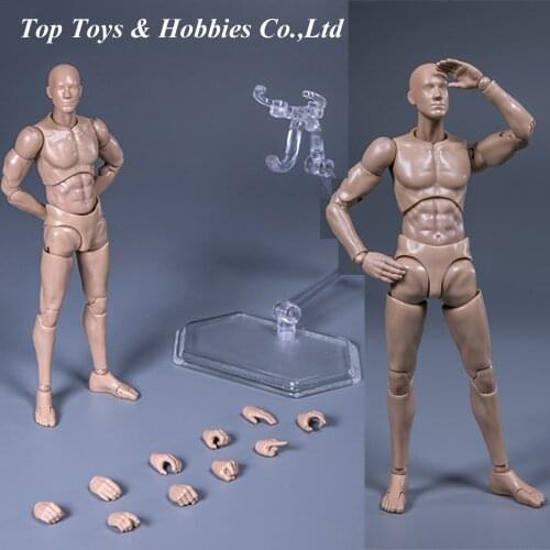 In Stock 14.5cm 1/12 Scale DAMTOYS DPS01 Male DARWMAN Body Action Figure With stand hands Mini Figure Model for Fans Gifts