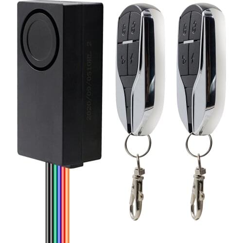 WUPP 48-72V Waterproof Anti-Theft Alarm Lock Motorcycle Electric Vehicle Bicycle Anti Lost Remind Vibration Warning Alarm Sensor