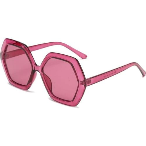 Fashion Big Frame Sunglasses Women 2019 Oversized Luxuty Brand Retro Hexagon Gragual Lens sunglass Shades Female Men Eyeglasses