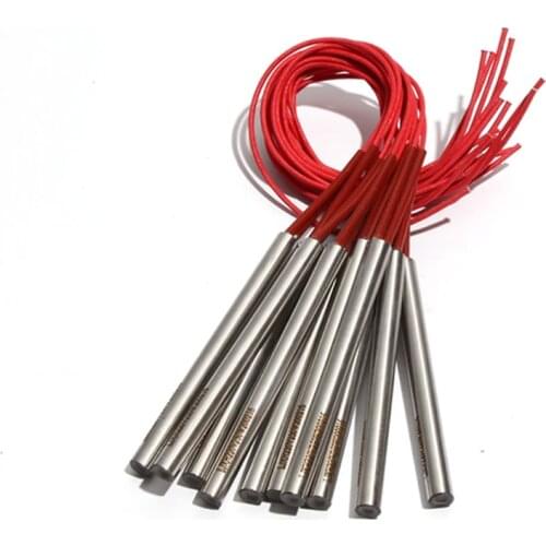 10PCS 12.5mm 140~160mm 201SUS Electric Heating Pipe 110/220/380V Tubular Cartridge Heater 440/450/470/480/500W Resistance Part