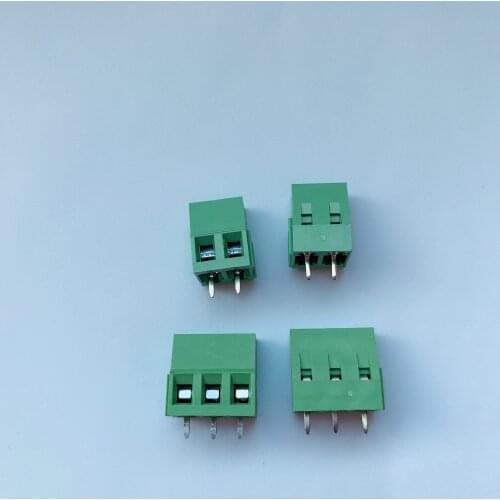 10pcs kf-128 5.0mm screw type PCB terminal 2P / 3P can be spliced with kf128 connector