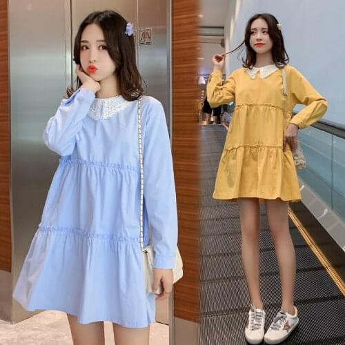 1935# Maternity Clothes Stylish Sweety 2Pcs Maternity Dress Set Clothes for Pregnant Women Pregnant Women Suit