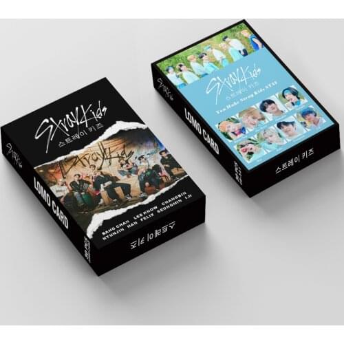 30pcs/set Kpop STRAY KIDS ATEEZ Twice GOT7 Lomo card ENHYPEN SEVENTEEN Red velvet NCT MONSTA X album HD photocard K-POP CARDS