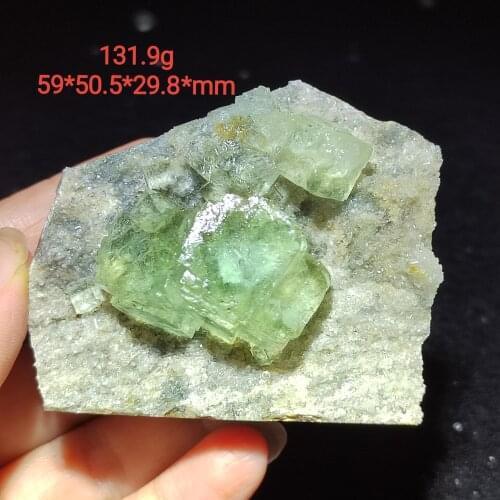 336.2gNatural rare grass green fluorite mineral specimen stone cluster healing crystal stone decoration QUARTZ GEM
