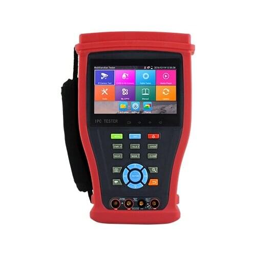 4.3 Inch CCTV Tester Monitor TFT-LCD 960*540 resolution PTZ Control 8MP Portable Camera Tester AHD TVI CVI CVBS Tester