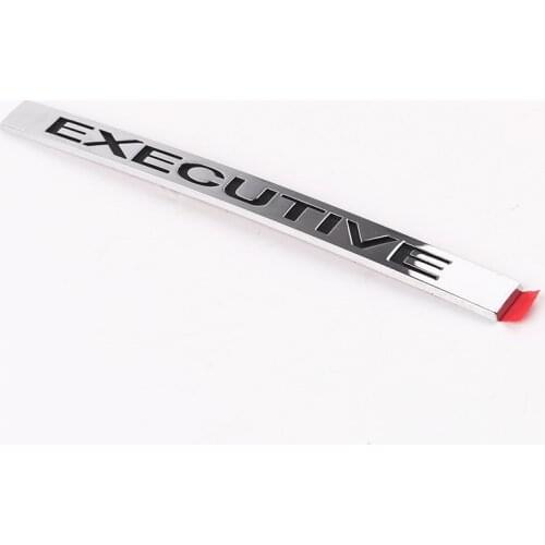 Car Sticker Executive Logo Sticker Decklid Badge Chrome Emblem Lettering For VW Golf Jetta Golf Caddy All models