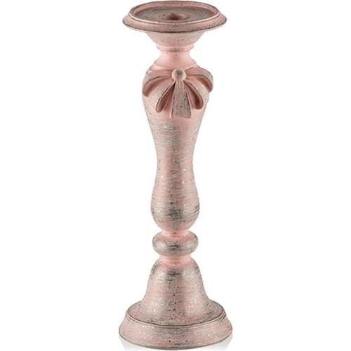 Porio Pink Ribbon Big Candle holder