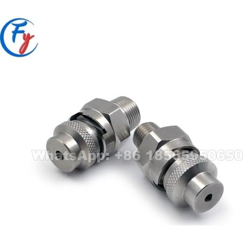 Quick dismantling connect 304 stainless steel full cone nozzle, quick release full cone nozzle, quick full cone nozzle