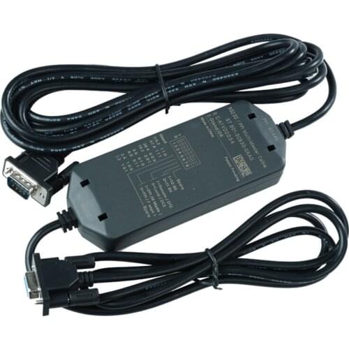 S7-200 PLC Programming Cable PC-PPI+ Adapter For Siemens 6ES7901-3CB30-0XA0 Download Line 187.5kbps Support WIN7/XP
