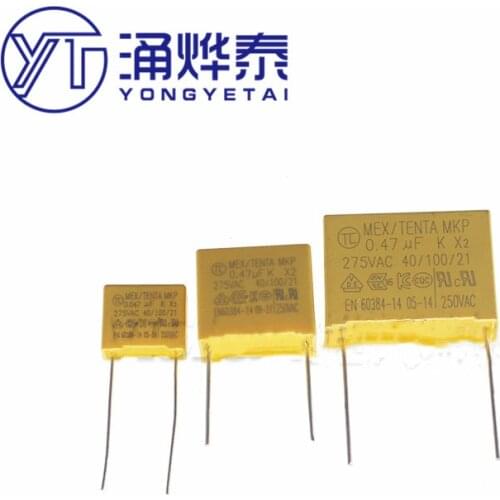 YYT 20PCS Safety capacitor 275V 104K 154K 225K 224K 105K 334K 100NF 220NF 1UF