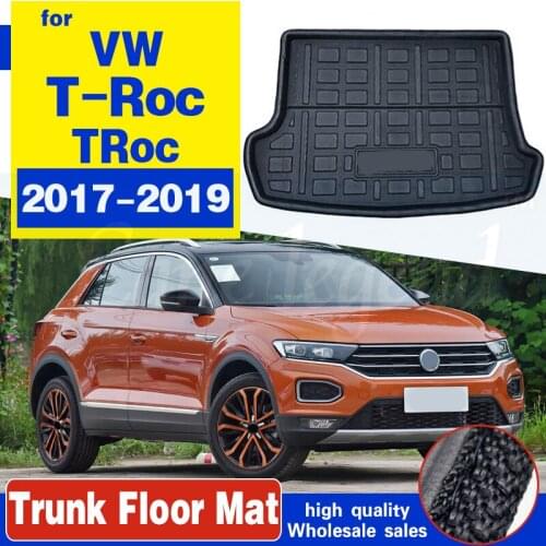 For Volkswagen VW T-Roc T ROC TRoc 2017 2018 2019 Boot Liner Cargo Tray Trunk Liner Mat Floor Carpet Luggage Tray Accessories