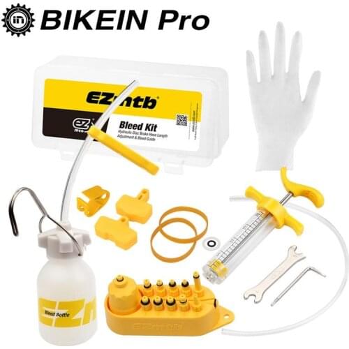 BIKEIN Pro Bicycle Hydraulic Disc Brake Oil Bleed Kit Tool For SHIMANO, MAGURA, TEKTRO, SRAM Series MTB Bike Brake Repair Tools