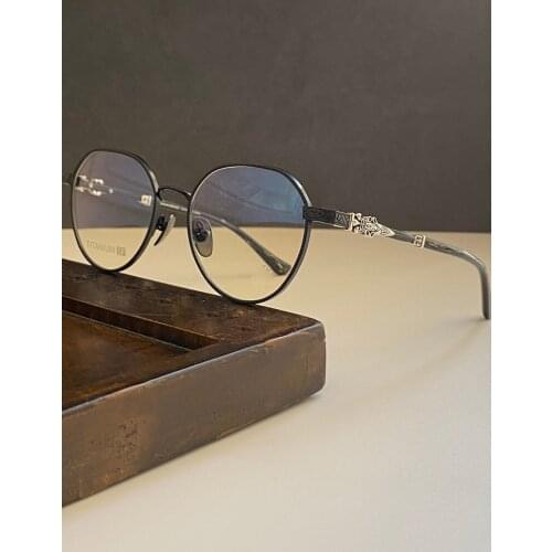 2021 New Vintage Prescription Glasses Pure Titanium Plate Material Punk Style Exquisite Handcrafted Frame