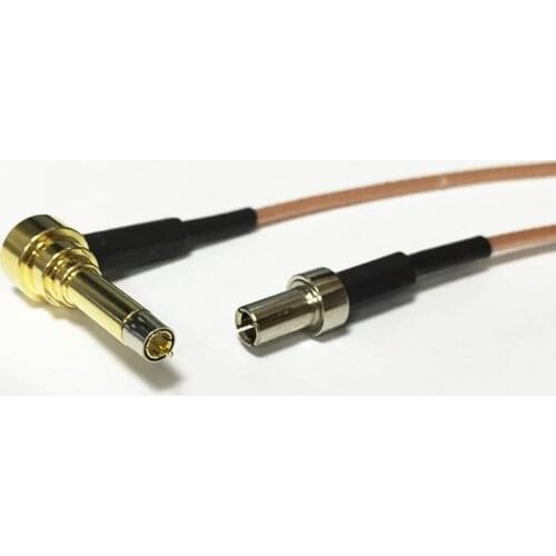 New MS156 Right Angle Connector Switch TS9 Male Plug Connector RG178 Wholesale 15CM 6" Adapter