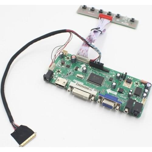 NT68676 Universal VGA DVI Audio HDMI-compatible LCD Controller Board for 1280x720 B101EW01 LED Monitor Kit for Raspberry Pi