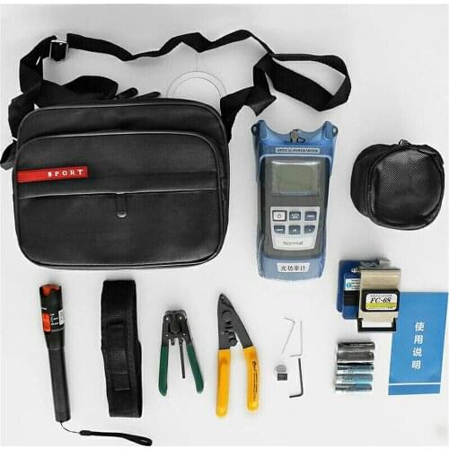 Fiber Optic FTTH splicing Tool Kit fiber tool kit fiber optic termination kit