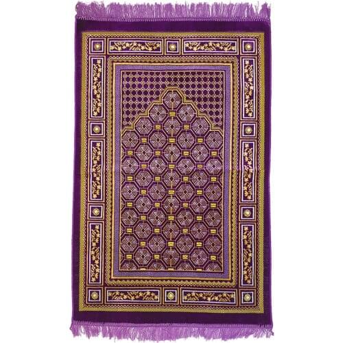 GREAT GIFT Hexagonal Prayer Rug Purple EASY TO USE EASY TO USE WITH ITS AMAZING COLOR FREE SHİPPİNG