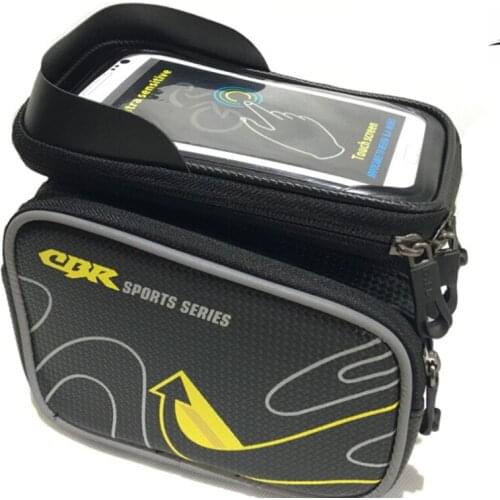 Q157 high-quality outdoor touch screen mobile phone package EVA anti-impact bike bag saddle bag beam packet waterproof bag 5.7