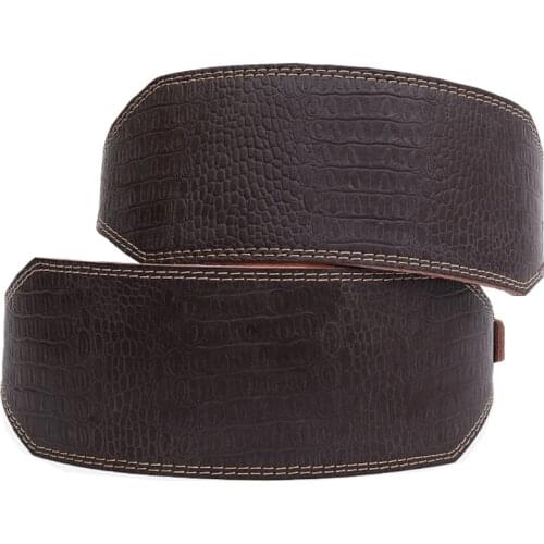 Adjustable Leather Weightlifting Belt Waist Support Gym Belt Unisex Wide Wrap Training Weight Lifting Brace Straps Weightlifting