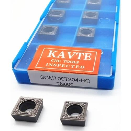 10Pcs SCMT09T304-HQ TN600 SCMT09T308-HQ TN600 External Turning Tools Cermet Grade Carbide insert Lathe cutter Tool