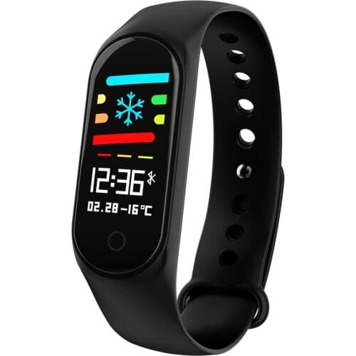 M3S Bluetooth Smart Wristbands NFC Heart Rate Blood Pressure Monitoring Wristband With OLED Touch Screen Fitness Tracker