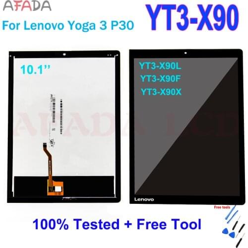 10.1" LCD Replacement For Lenovo Yoga Tab 3 Pro YT3-X90 YT3-X90F YT3-X90X X90 LCD Display Touch Screen Digitizer Assembly