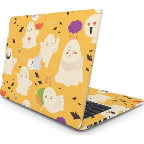 Sticker Master Funny Cartoon Ghosts Macbook Pro 16 Case 2019 Macbook Air 13 Inch Case Macbook Pro 13 Inch Case 2019 Bright Macbook Pro Retina 15 Case Logo Cut Perfect Fit Full Skin