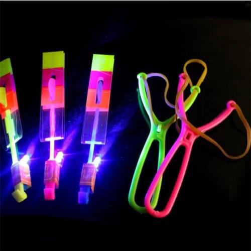 LED Light Arrow Flying Toys Outdoor Fun Sports for Children