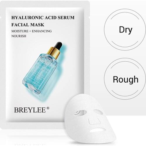 Hyaluronic Acid Serum Mask Deeply Moisturizes Anti-Aging, Fades Dry Lines, Soothes And Repairs Water And Oil Balance6Pcs