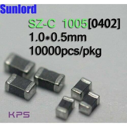 SZ-C 1005 Multilayer Chip Ferrite Bead Noise suppression Computer DVD Camera LCD TV OA 3C 5G AI EMI High speed signal Phones