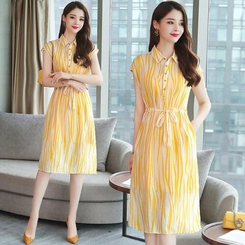 UETEEY Summer Chiffon Dresses