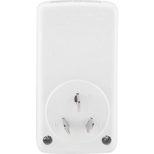 SOONHUA AC 220V Timer Socket 10A Intelligent Time Setting Swtich Timer Control Socket Universal Timer Sockets AU Plug