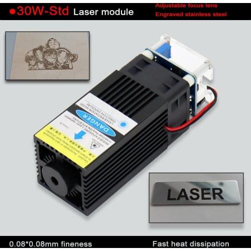 High-precision laser engraving module, applicable to all machines such as neje, ortur, fast engraving ability, stainless steel