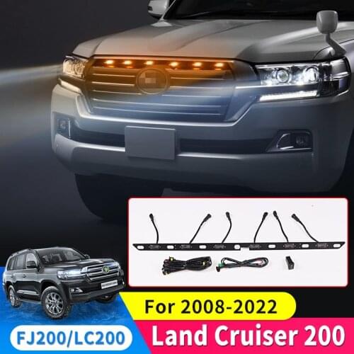 Land Cruiser Modified Mid-Net Small Yellow Light Land Patrol Overbearing Two-Color Front Fog Light Prado Steering Water Tailligh