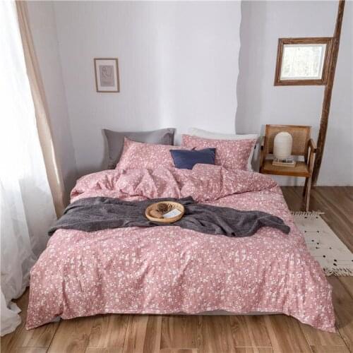 2020 Spring Bedding Sets Babysbreath Bed Set Pink fashion Bedding Dense phobia bed linen single/double bed Grey sheet Girls