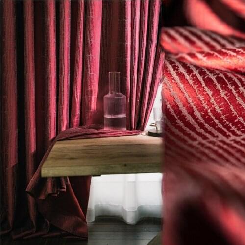 2021 High Precision Full Blackout Thick Jacquard Zebra Pattern Curtain Finished Custom Curtains for Living Dining Room Bedroom