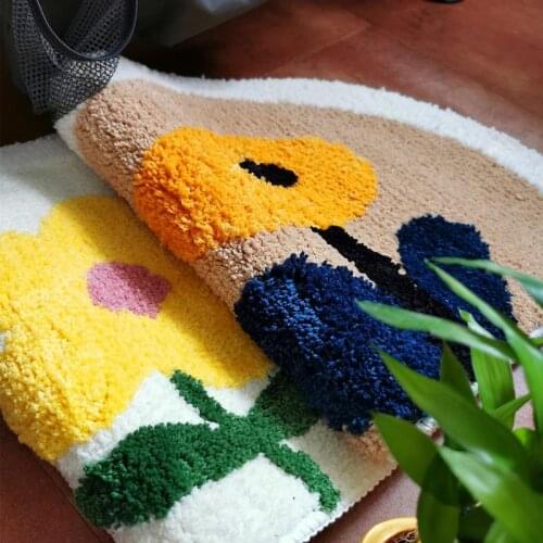 44x70cm Cartoon Animal Pattern Doormat Protective Floor Mat Welcome Mat for Front Door Modern Home bathroom kitchen Non-slip Mat
