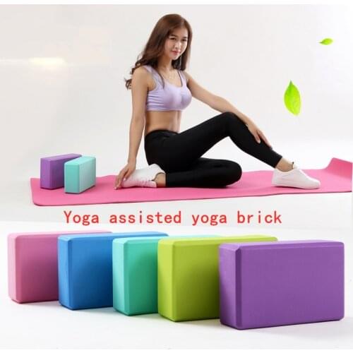 EVA Gym Fitness Yoga Block Props Foam yoga Brick Stretching Aid Gym Pilates Yoga Block Exercise Fitness Sport