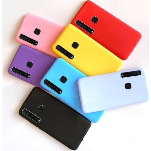 For Samsung A9 2018 Case Candy Color Soft Silicone Phone Case For Samsung Galaxy A9 2018 Bumper Cases For Samsung A9 2018 Cover