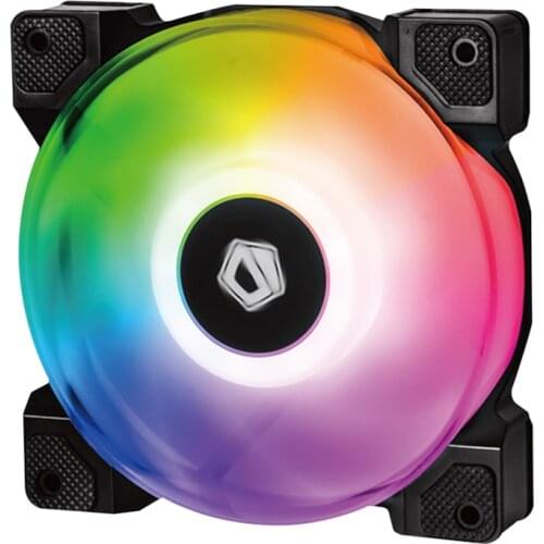 DF-12025-ARGB PWM PC Case Fan 120mm Dual Ball Bearing Addressable RGB Cooling Fan for Air Cooler PC Computer Water Cooling